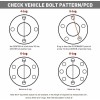 BWA 1 PC 4 LUG TO 5 LUG CONVERSION WHEEL