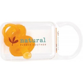 Natural Rubber Soother Orthodontic - Small (0-6 Months) X 2