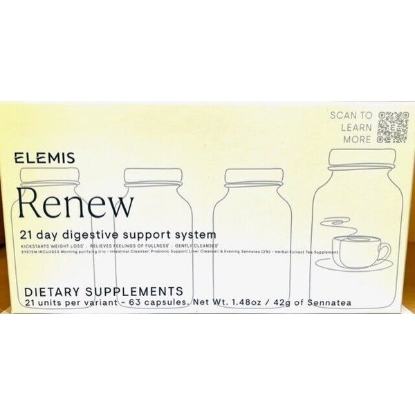 Elemis Renew 21 Day Digestive Support System BRAND NEW IN BOX