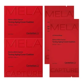 Centellian24 Madeca Melacapture Toning Aging Cover Cushion No. 23 Light Beige Main Product + Refill Set, 2 Pieces / 센텔리안24 마데카 멜라캡처 토닝 에이징 커버 쿠션 23호 라이트 베이지 본품+리필 세트, 2개