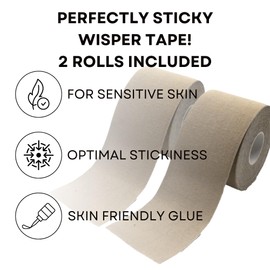 Tattoo Cover Up Tape | Perfectly Sticky & Full Coverage | Light Skin | 7.5 cm x 9 m | Waterproof & Breathable | Ultra Thin, Ideal for Covering Big Tattoos