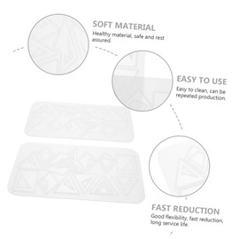 Hohopeti 1PC Flexible Earring Mold Reusable DIY Craft Mold for Jewelry Making Lightweight and Compact for Adults Easy to Use for Unique Creations