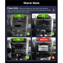【HiFi 16EQ】 2G+64G Radio for Honda CRV 2007-2011 Adroid 13 Car Stereo with Wireless Carplay Android Auto,9inch 1080P HD IPS Touch Screen 5.0 Bluetooth GPS WiFi RDS FM Radio SWC AHD Backup Camera