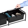 Richards Homewares Metal Frame Underbed Storage with Lids, 32.75”L x