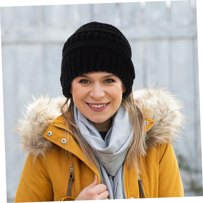 BIUDECO Beanies Hats Women Winter Hat Knitted Beanie Cap Unisex