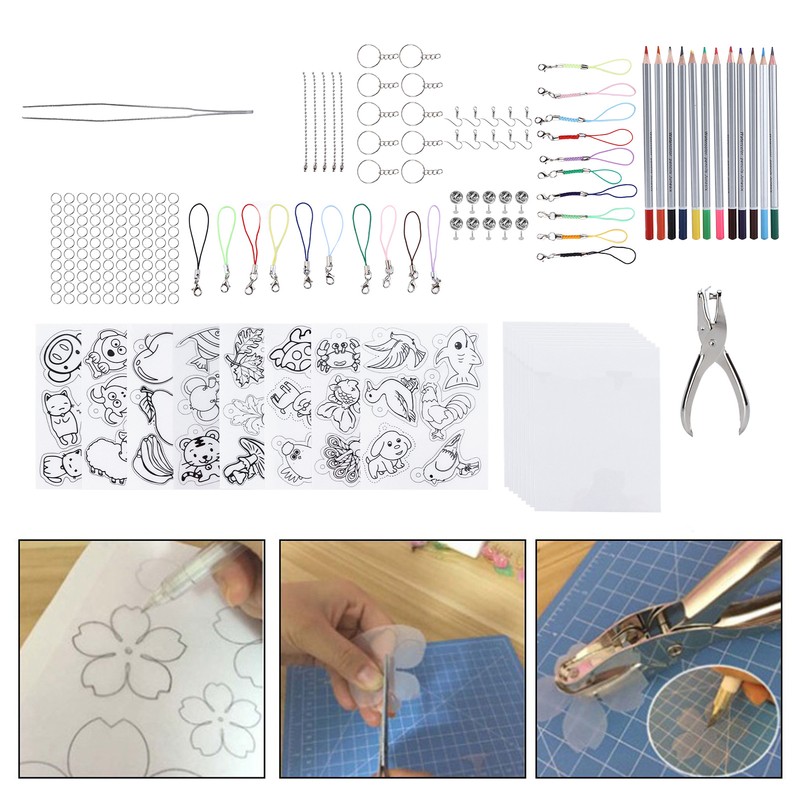 Heat Shrink Sheet Set Complete Shrink Plastic Sheet Kit with