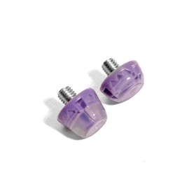STUDIAMONDS TPU Football Studs-2X Replacement Football Cleats for Football Shoes Standard Thread (Translucent Purple)