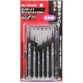 SK11 Precision Screwdriver Set, Set of 6, No.1500N