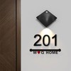 Premium 3 Inch High Stainless Steel Mailbox Numbers- Unique Polish