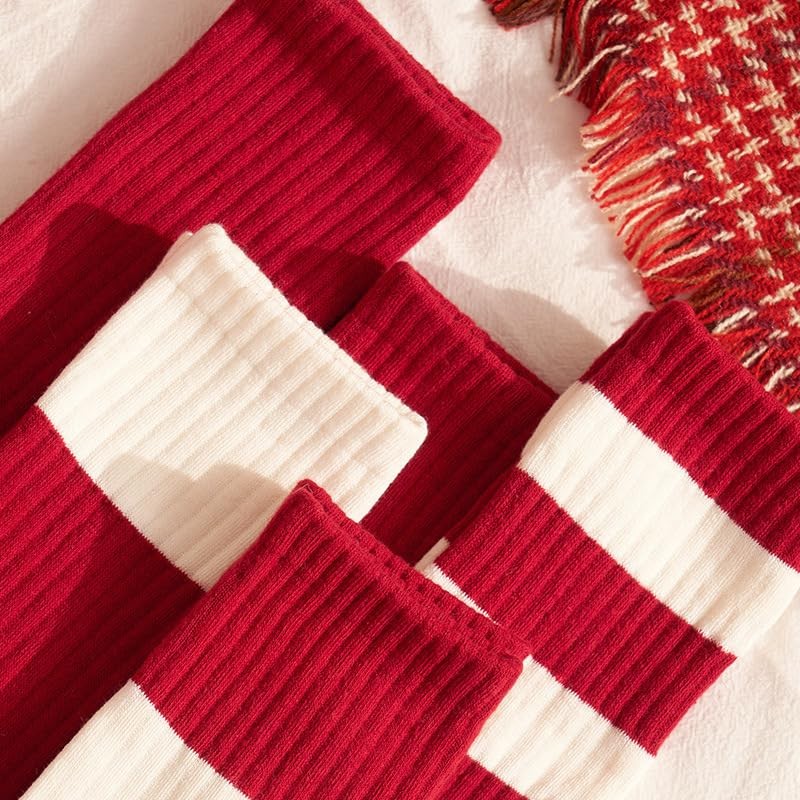 Red Socks for Men and Women - Cotton Socks in