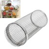 Barbecue Grilling Basket Stainless Steel Heat Resistant Rust Prevention BBQ
