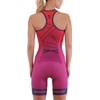 Synergy Women's Tri Suit - Pro Sleeveless Racerback Trisuit (Fuchsia