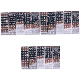 Beavorty 15pcs Floral Nail Art Stamping Plates Manicure Templates for Elegant Nail Designs for Professional and Home Use for Women