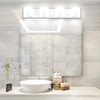 Aipsun 4 Lights Modern LED Vanity Light for Bathroom Frosted