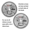 TCT13540T Saxton TCT Circular Wood Saw Blade 135mm x 12.7mm