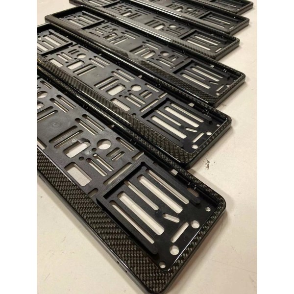 AGT Styling Carbon Fiber European License Plate Frame