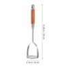 HEMOTON Manual Potato Masher Heavy Duty Stainless Steel Potato Crusher