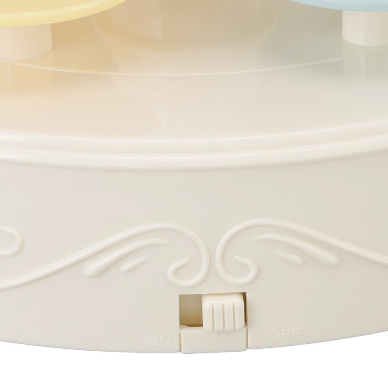 Rotating Dessert Machine Automatic Revolving Double Layer Dessert Display Stand