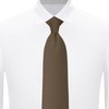 Jacob Alexander Uniform Solid Clip-On Tie with Buttonholes - Regular