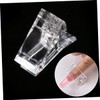 Healeved Plastic Nails Fixed Clip Women Gel Builder Tools Quick