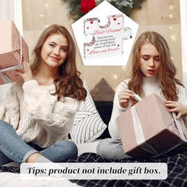 Friendship Gifts - Acrylic Block Puzzle Friendship Gift for Her - Long Distance Relationship Gifts, Bestie Gifts Paperweights (Gift for Best Friend)