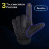 Men Winter Waterproof Gloves Touchscreen Pocket Anti-Slip Fleece Thermal Sport