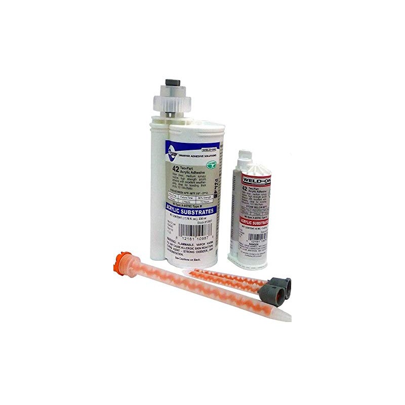 Plastic-Craft Weld-On #42 Acrylic Adhesive (230 mL) - Clear Paste