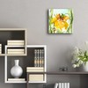Epic Art 'Daffodil' by Dawn Derman, Acrylic Glass Wall Art,