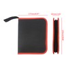 Drill Bit Storage Bag and Wrench Organizer with Clear Labels