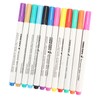 12pcs Disappearing Ink Pen Colorful Write Smoothly DIY Water Erasable