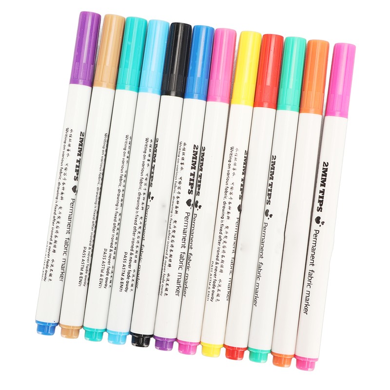 12pcs Disappearing Ink Pen Colorful Write Smoothly DIY Water Erasable