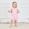 WZSYGDTC 0-24 Months Baby Party Dress Infant Girls One-Piece Romper