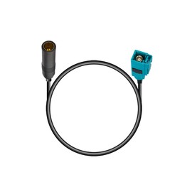 Vecys Fakra Z Female to DIN Female Adapter Cable RG174 20 cm / 7.9 Inches for DAB Car Radio FM AM Head Unit CD Media Player Receiver