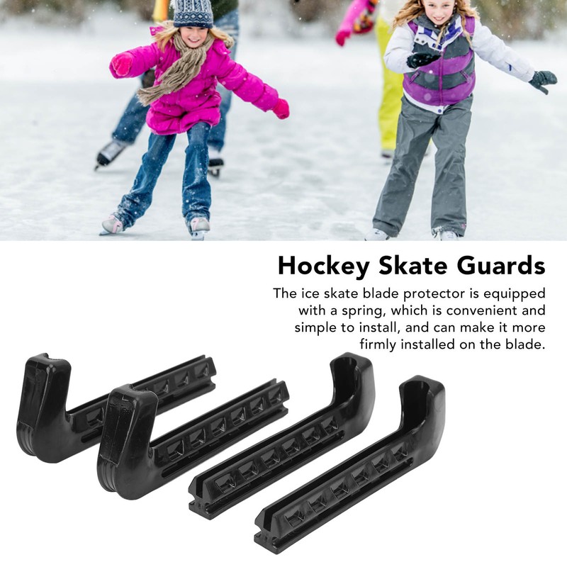 2 Pairs Skate Guards Portable Ice Skate Blade Covers Adjustable