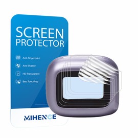 MIHENCE Compatible for JBL Live Beam 3 Screen Protector, PET HD Protective Film Compatible for Live Beam 3 Earbuds (6PCS), transparent