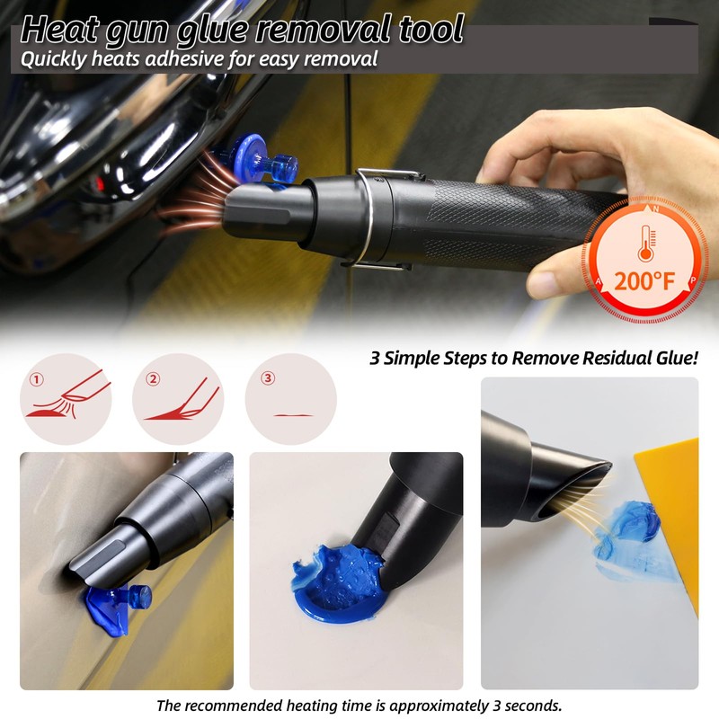 Super PDR Paintless Dent Repair Kit, Car Dent Removal Tools,