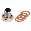 Oil Drain Plug Magnetic M14 x 1.5 mm 5x Sealing