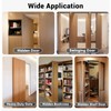 Stainless Steel Hidden Door Hinges, Swing Pivot Hinges 360° Rotation,
