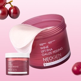 Neogen Paha Gauze Peeling Pad 190ml Wine Elasticity, 30 sheets, 1 piece / 네오젠 파하 거즈 필링 패드 190ml 와인 탄력, 30매, 1개