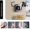 ORARTMM Shower Head Holder with Suction Cup, 360° Rotatable, Double