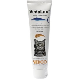 VedaLax Tuna Flavored Oral Gel, Cat Hairball Prevention Lubricant - 4.25 oz