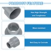sourcing map 2 Pcs UPVC Reducer Pipe Fitting, 50x32mm PVC