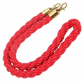 ILLIDAN Rope Partition, Pole Rope, 3.9 ft (1.5 m), Nascan Hook, Matrix Organization Pole, Matrix Partition Pole, Hotel Bank, Airport, Amusement Park, Braided Type, Airport, Exhibition, Store Supplies,