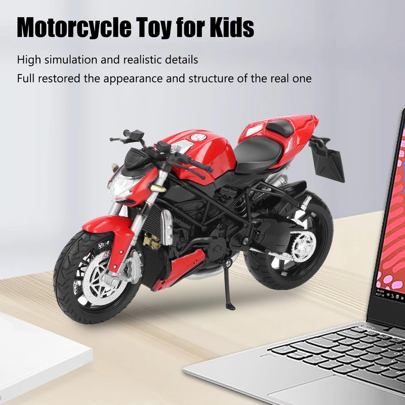 1:12 Scale Alloy Motorcycle Model Realistic Motorcycle Model Kids Moto
