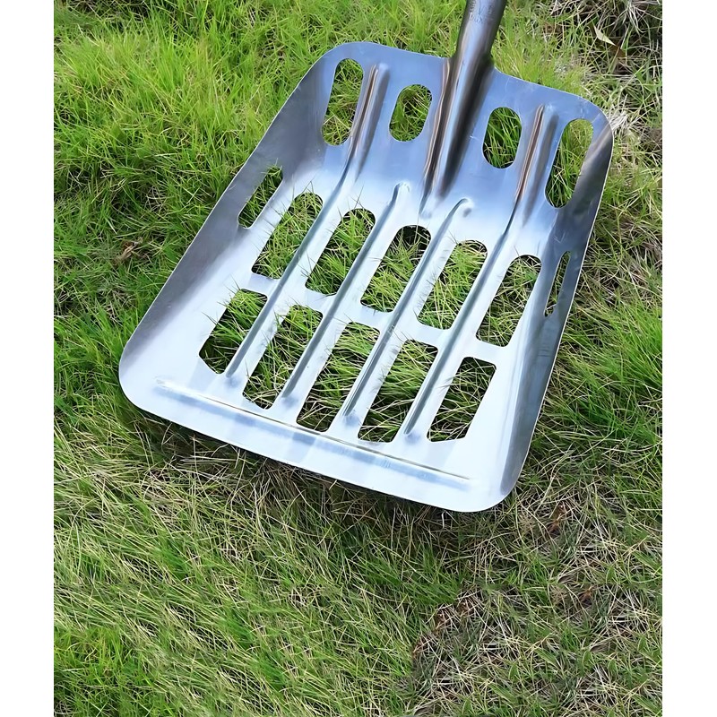 ZenithPrime Gardening Grain Shovel, Manganese Steel Farm Sieve Shovel, Spade