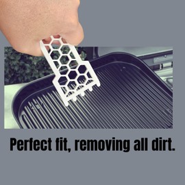 Scraper for Ninja Woodfire Grill, Cleaning Scraper Accessories for Ninja Woodfire Grill, Black (1, White)