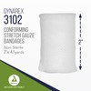 Dynarex Stretch Gauze Bandages, 2" x 4.1 yds, Non-Sterile &