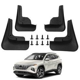 Norand Mud Flaps for Hyundai Tucson 2022-2024(Not Suitable for NLIN) Mud Guards Splash Guards Tire Protector Mudguard Accessories Front & Rear 4pcs Set 2022 2023 2024