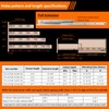 4Pair 8PCS Undermout Drawer Slides 12 15 18 21 Inch