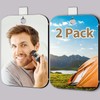 2 Pack Shower Mirror for Shaving, Medium 8 x 6